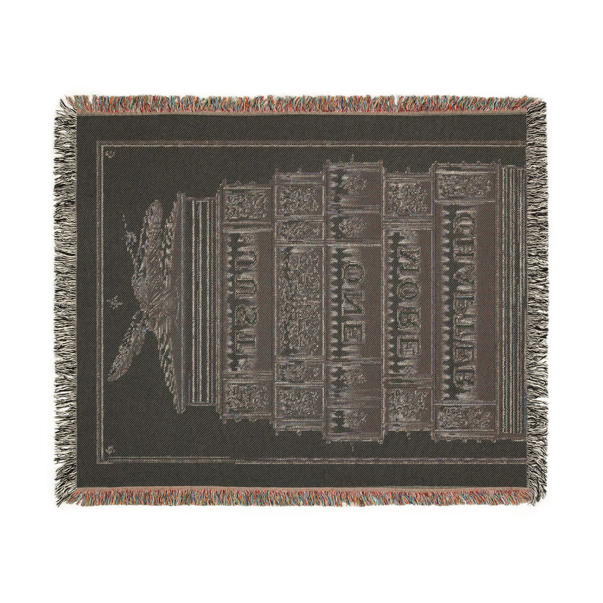 "Just One More Chapter"  Mantra Woven Blanket | Excuse Tapestry Throw