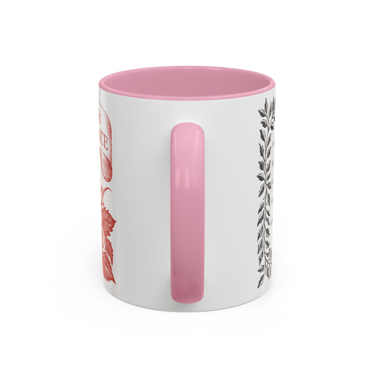 "...follies and nonsense" Elizabeth Bennet Quote  —  Pride & Prejudice Floral Mug (11oz/15oz)