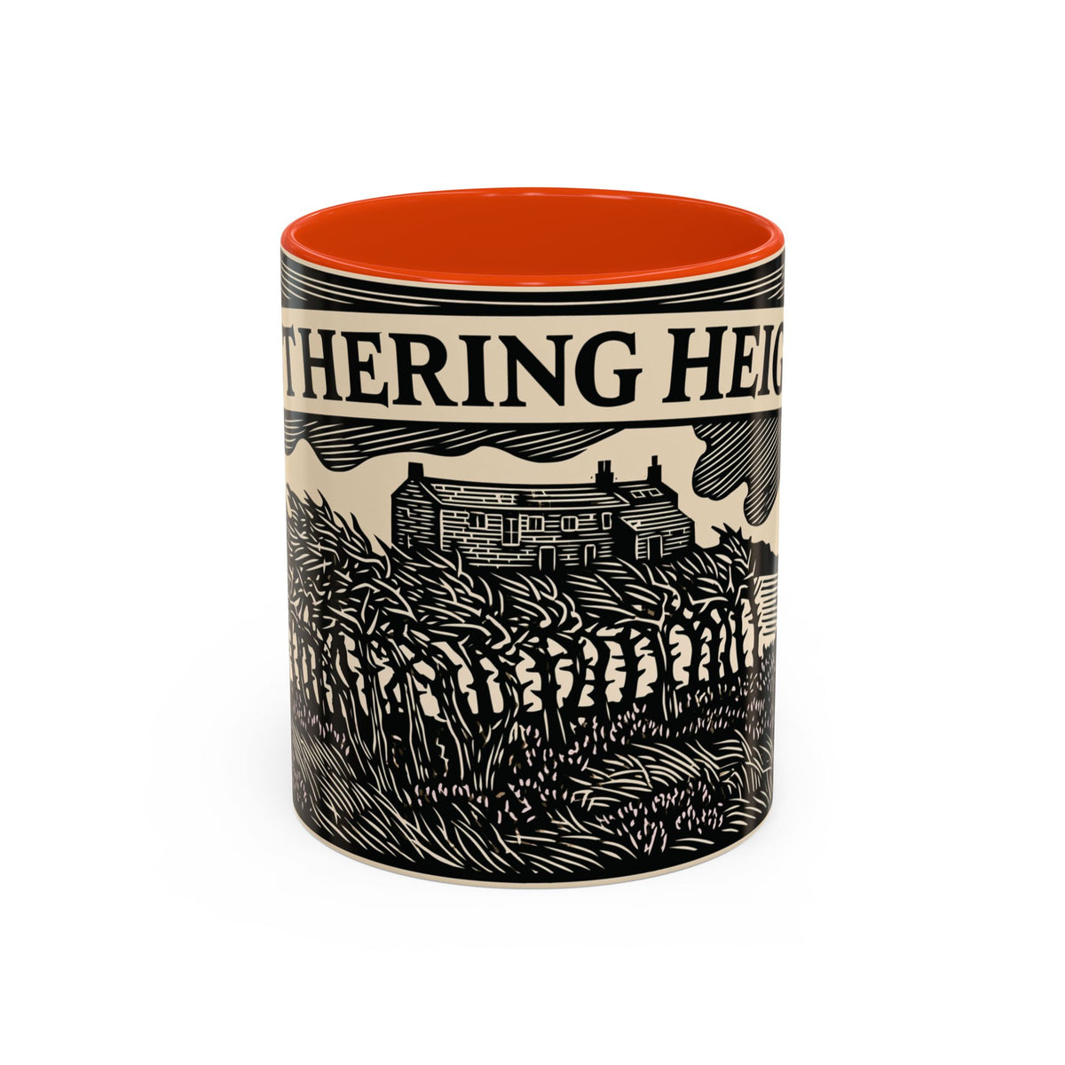 Wuthering Heights Coffee Mug | Emily Brontë Literary Design Mug