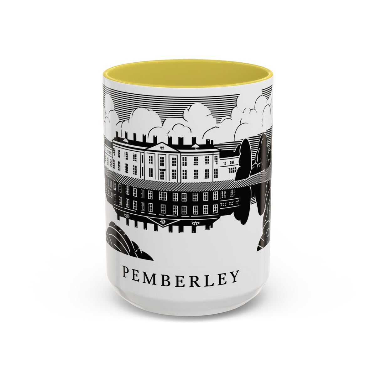 Pemberley Estate Illustration Mug | Ceramic Coffee Cup