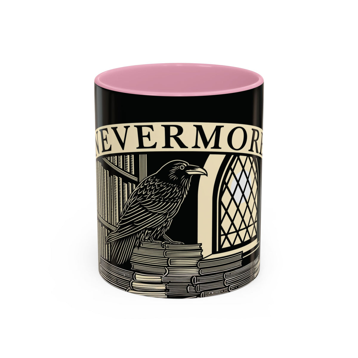 Nevermore Raven Mug | 11oz 15oz Ceramic Coffee Cup