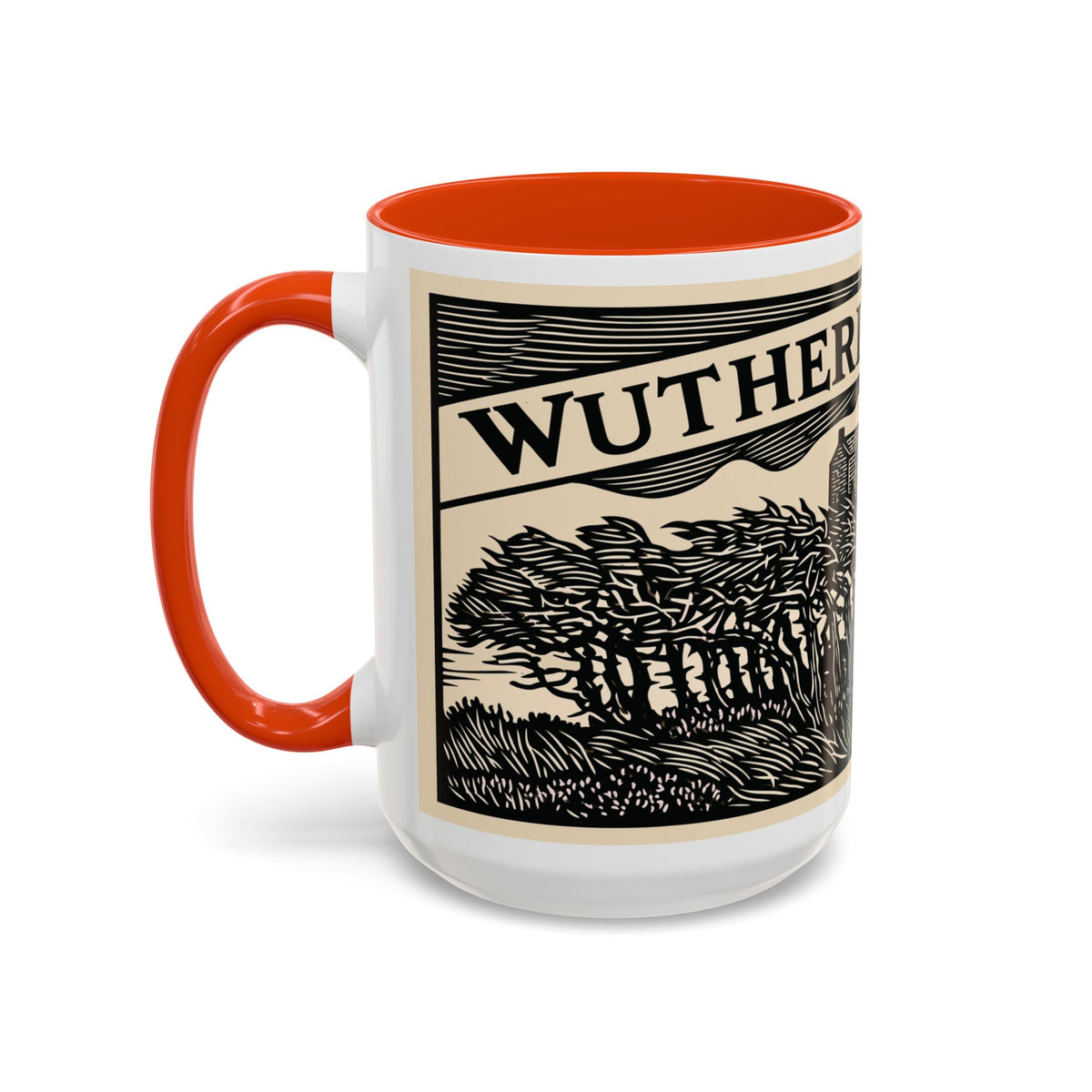 Wuthering Heights Coffee Mug | Emily Brontë Literary Design Mug