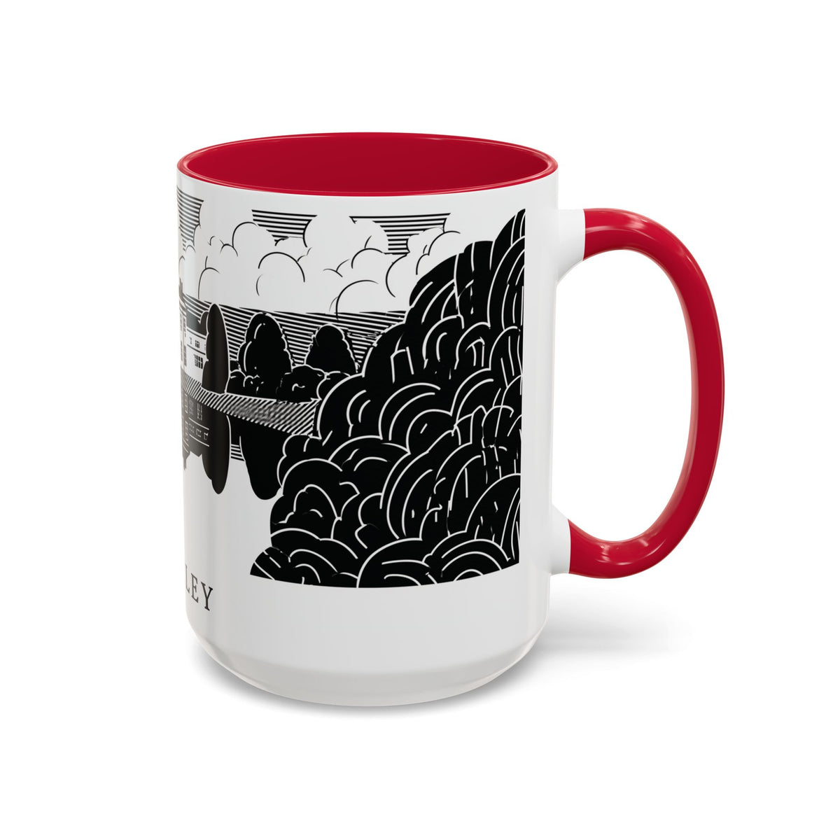 Pemberley Estate Illustration Mug | Ceramic Coffee Cup