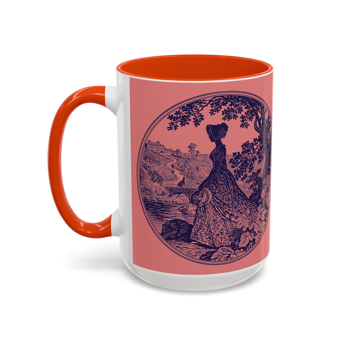 Barely Tolerable Vintage Portrait Mug — Funny Retro Coffee Cup (11oz/15oz)