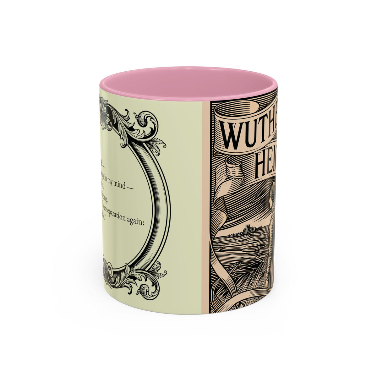 Wuthering Heights Literary Ceramic Mug — Classic Book Cover Coffee Cup (11oz/15oz)