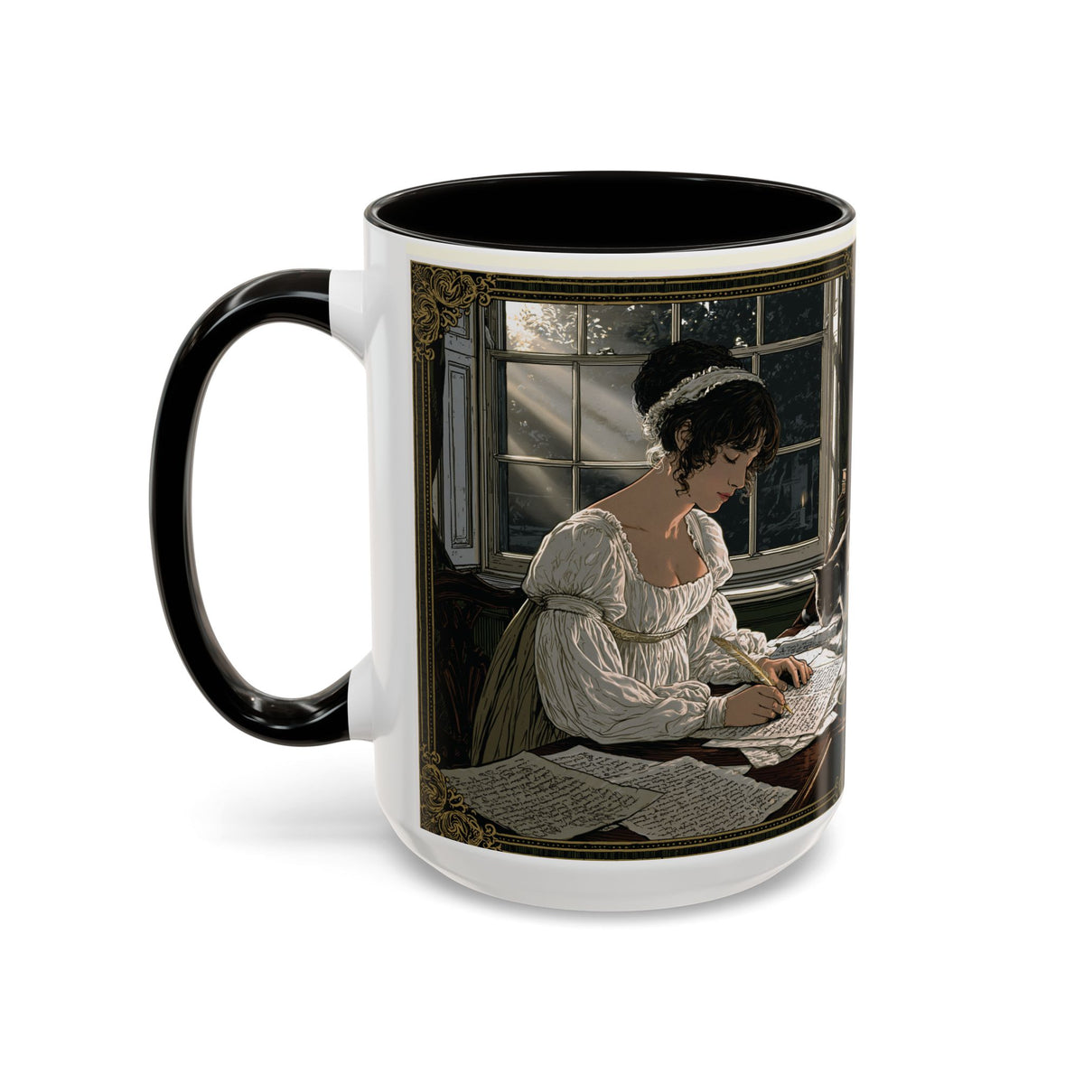 Jane Austen Quote Mug — “Every woman should write...” (11oz & 15oz)