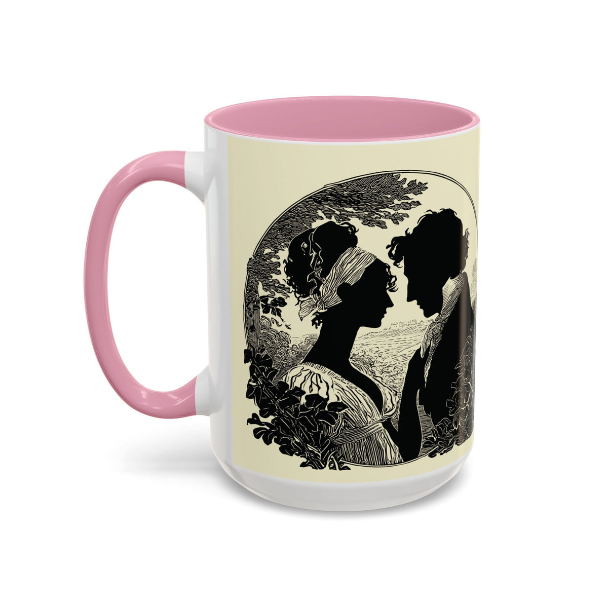 Most Ardently Floral Coffee Mug — Vintage Romantic Quote Mug (11oz & 15oz)
