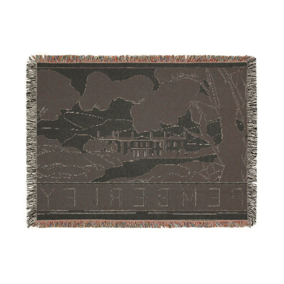 x Pemberley Estate Modernist Woven Blanket | Literary Home Decor - Jane Austen