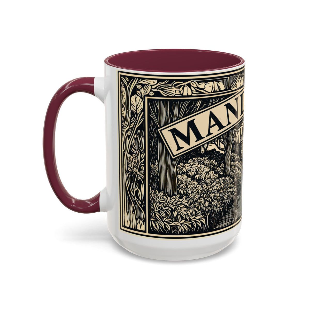 Manderley Estate Illustration Mug | Ceramic Coffee Cup