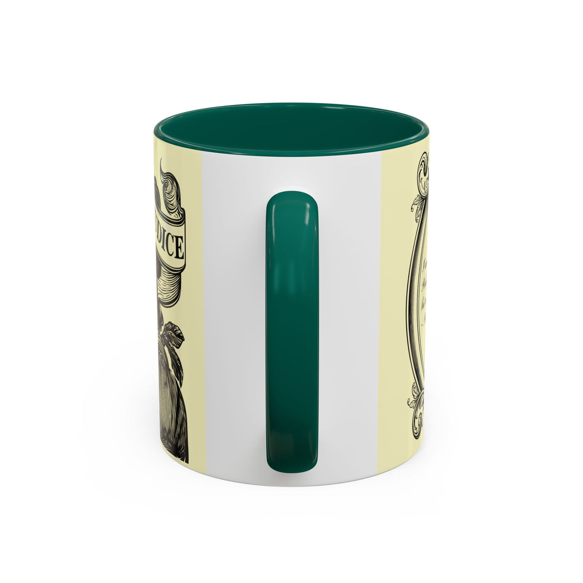 Pride & Prejudice Vintage Floral Mug — “Pride & Prejudice” Ceramic Book Lover Mug (11oz/15oz)