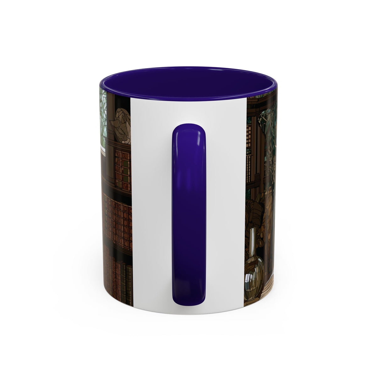 Cozy Reading Nook Cat Mug | Ceramic Coffee Cup 11oz 15oz