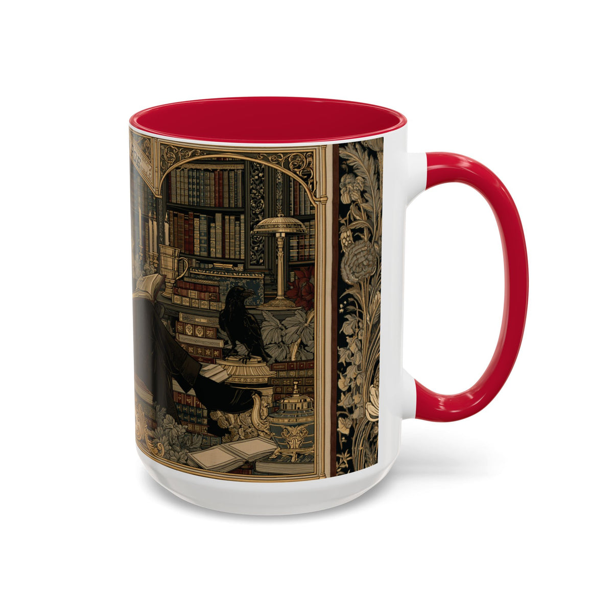 Edgar Allan Poe portrait Mug | Literary Gothic coffee mug