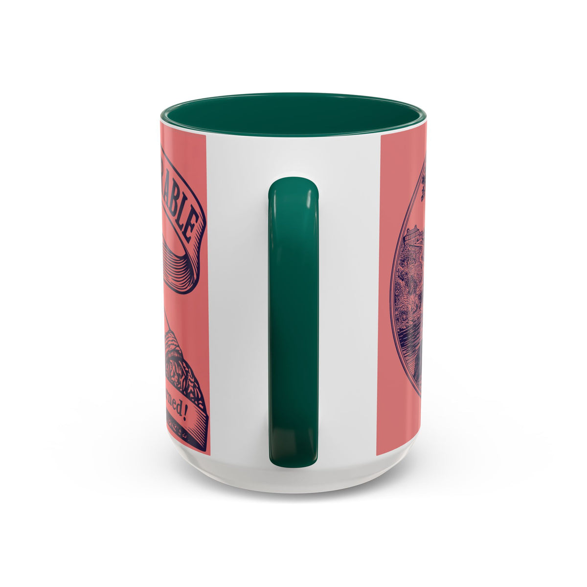 Barely Tolerable Vintage Portrait Mug — Funny Retro Coffee Cup (11oz/15oz)