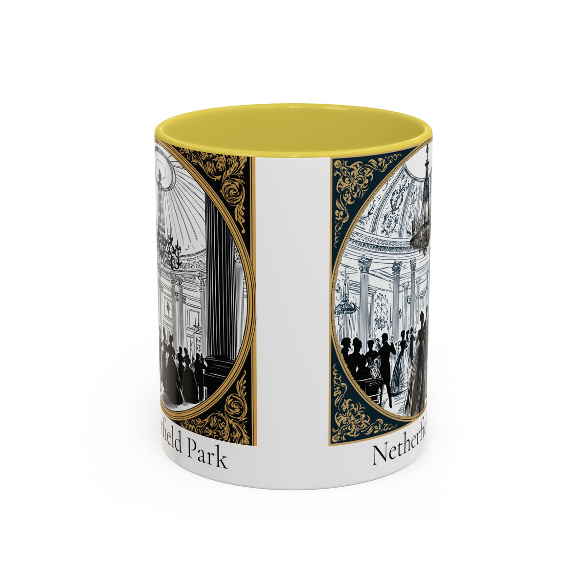 Netherfield Park Ballroom Scene Mug | 11oz 15oz Color Accent