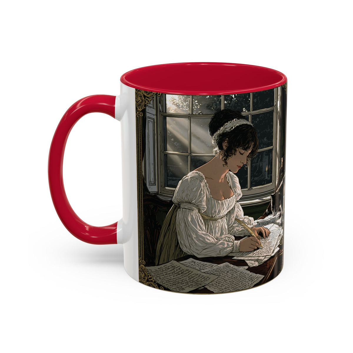 Jane Austen Quote Mug — “Every woman should write...” (11oz & 15oz)
