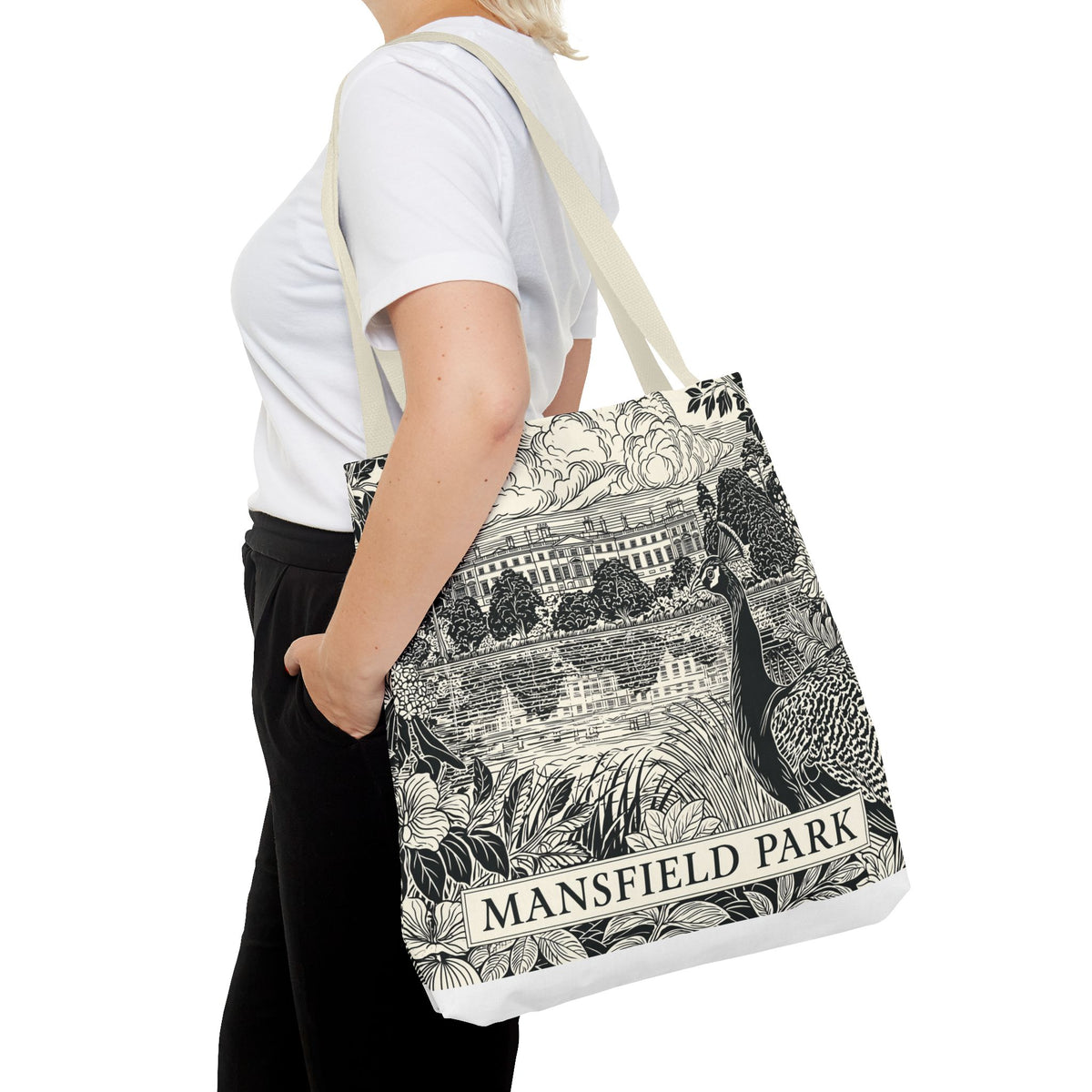 Mansfield Park Vintage Illustration Tote Bag