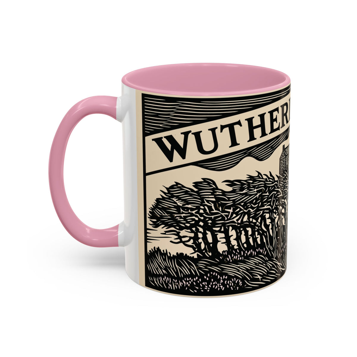 Wuthering Heights Coffee Mug | Emily Brontë Literary Design Mug