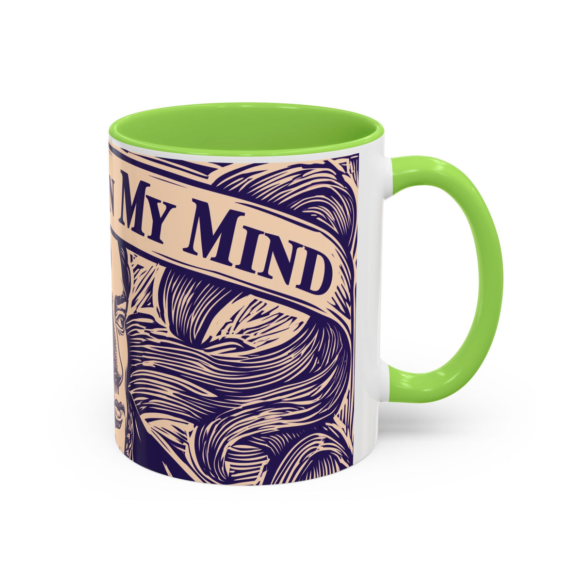 Darcy On My Mind Ceramic Mug — Jane Austen Literary Coffee Cup (11oz/15oz)