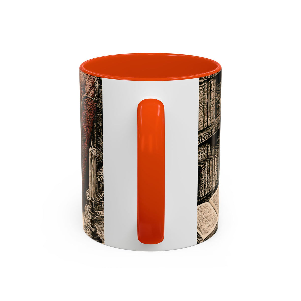Edgar Allan Poe Raven Portrait Mug | Ceramic Coffee Cup