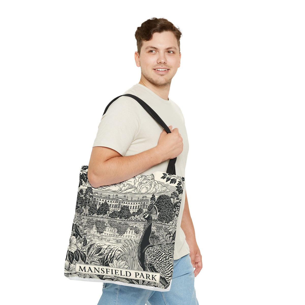 Mansfield Park Vintage Illustration Tote Bag