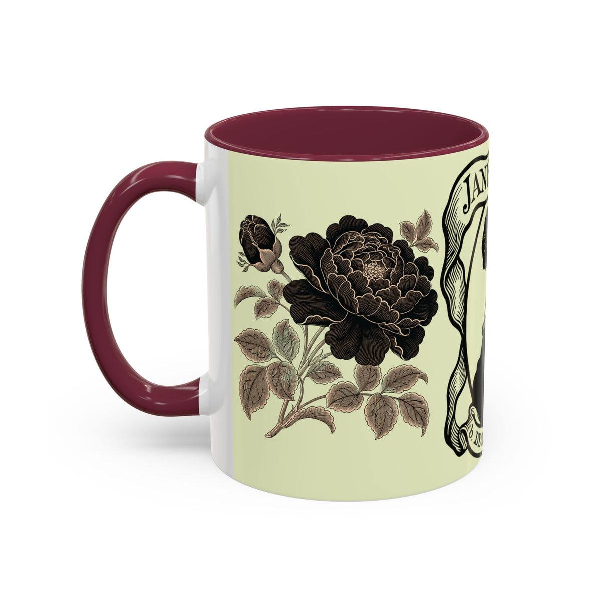 Jane Austen Portrait Ceramic Mug — Literary Tea & Coffee Cup (11oz/15oz)