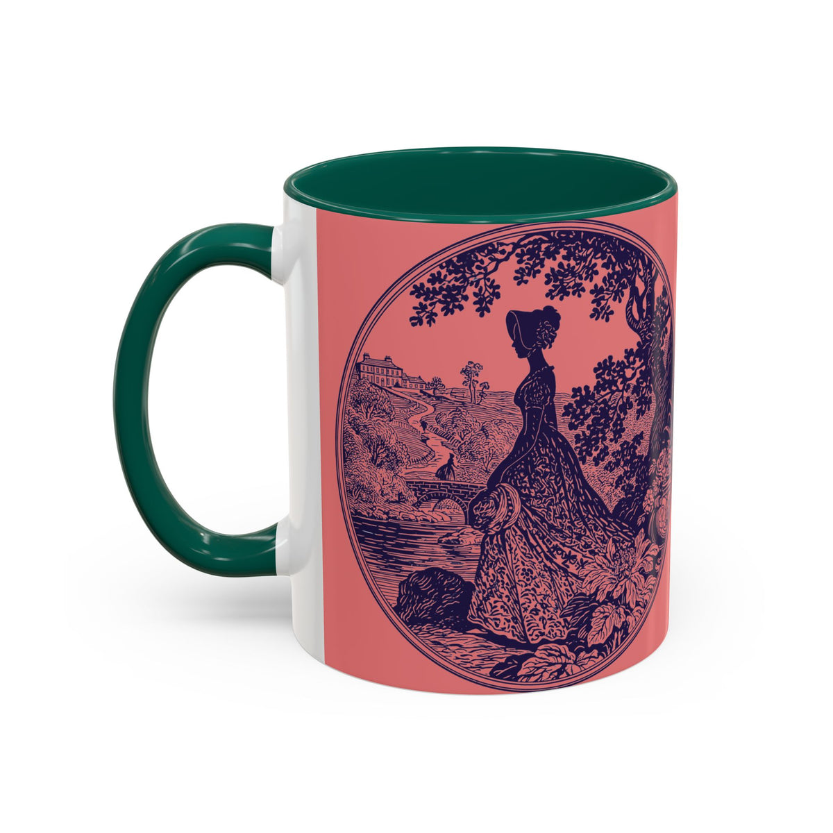 Barely Tolerable Vintage Portrait Mug — Funny Retro Coffee Cup (11oz/15oz)