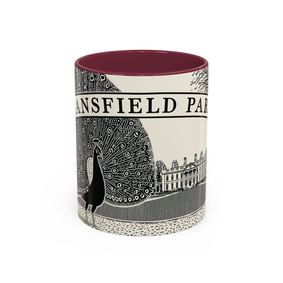 Mansfield Park illustration Mug | Peacock & Estate ceramic mug