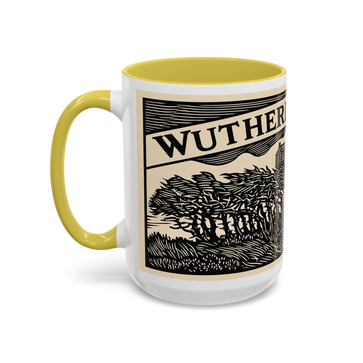 Wuthering Heights Coffee Mug | Emily Brontë Literary Design Mug