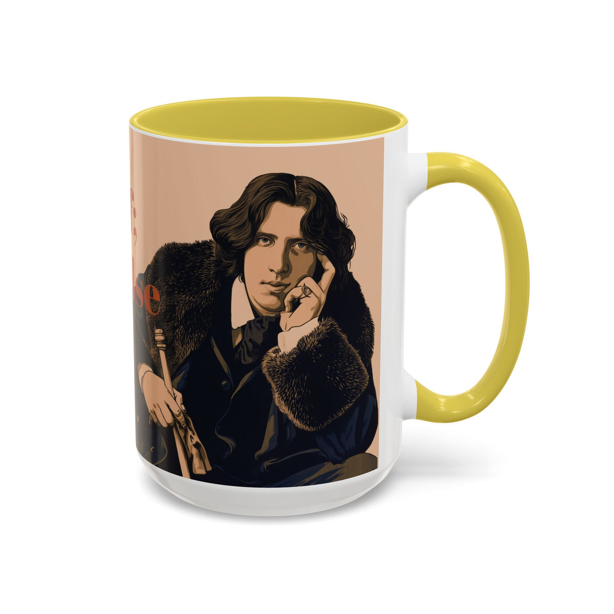 Oscar Wilde Quote Mug — "Be Yourself; Everyone Else Is Taken" Ceramic Coffee Cup (11oz/15oz)