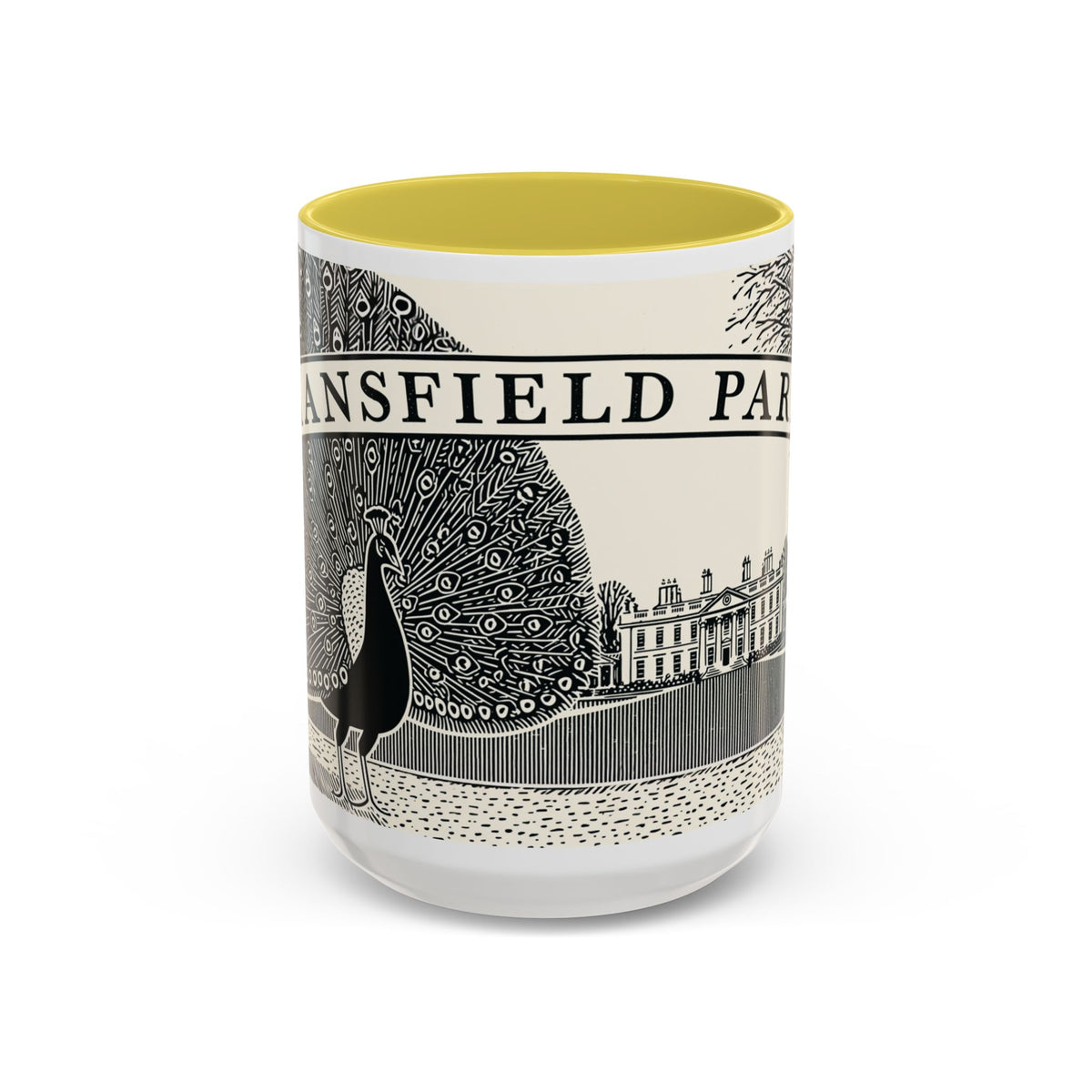 Mansfield Park illustration Mug | Peacock & Estate ceramic mug