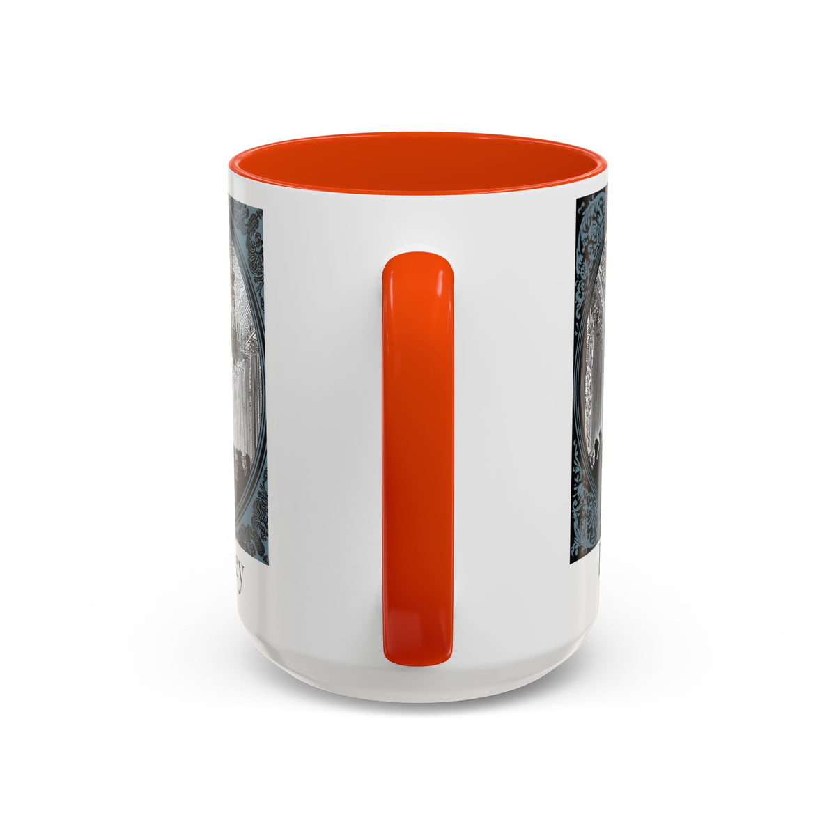 Pemberley Ballroom Illustration Mug | Color Accent Ceramic Mug