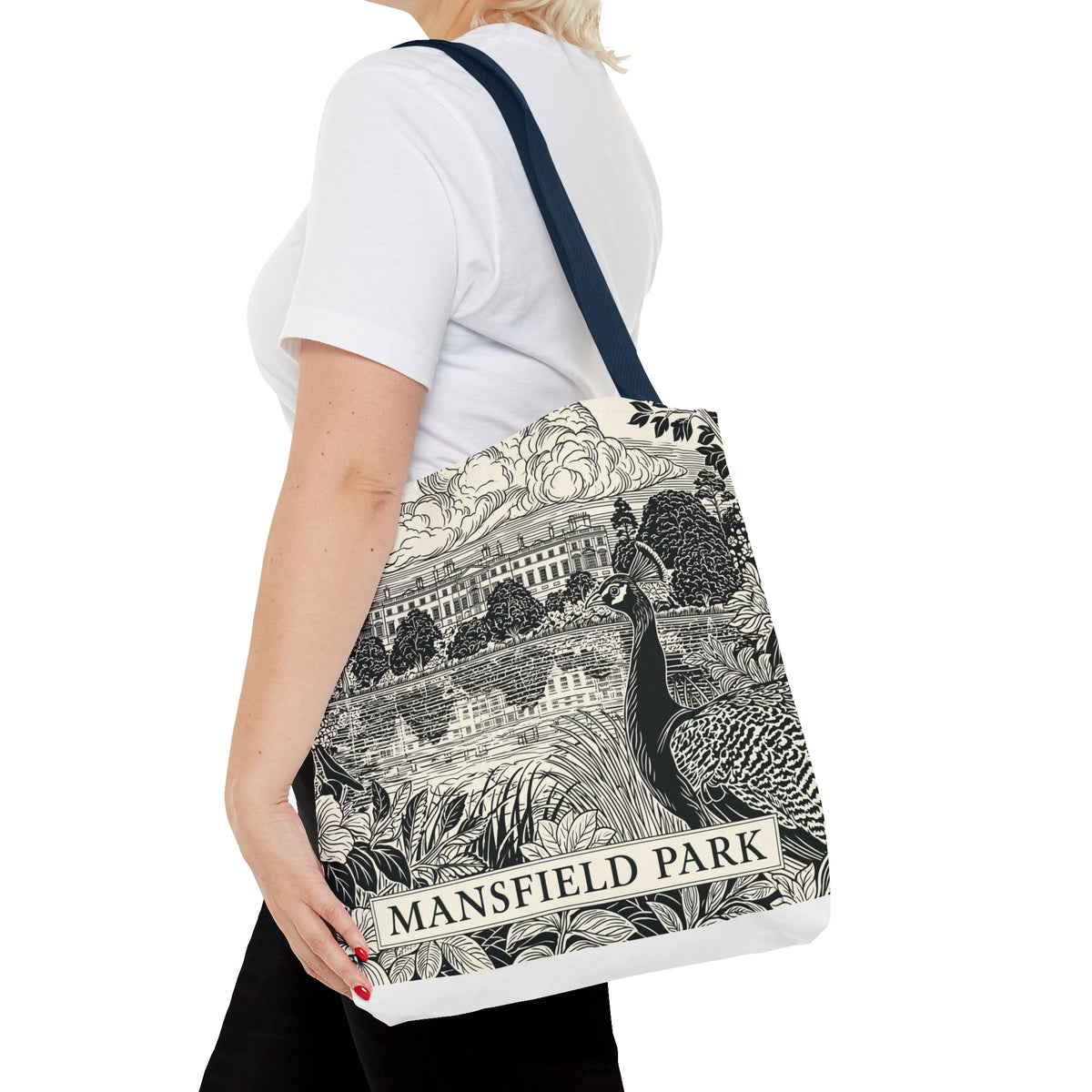 Mansfield Park Vintage Illustration Tote Bag