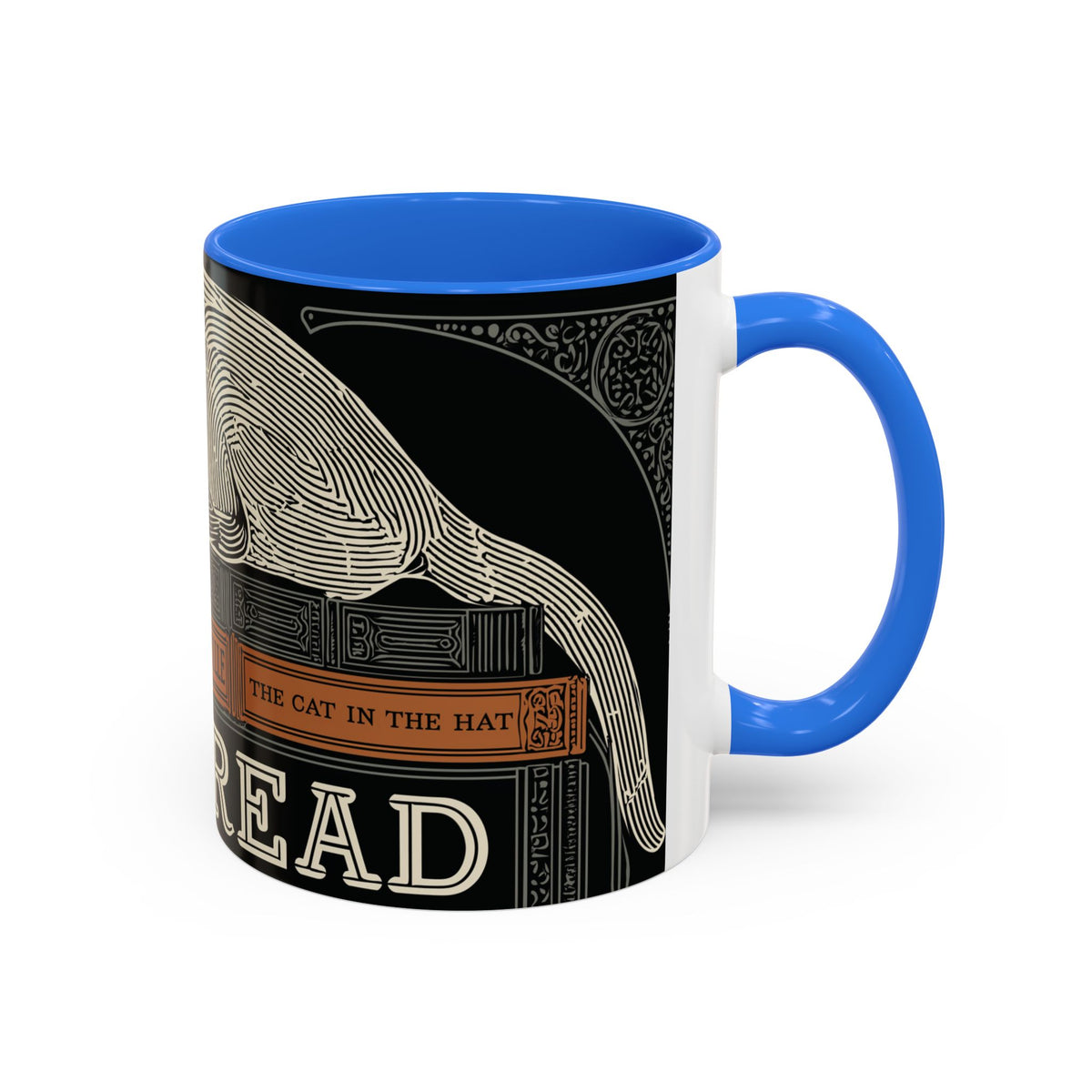 Bookstore Cat-Well Read Cat Mug | Literary Cat Stack Mug