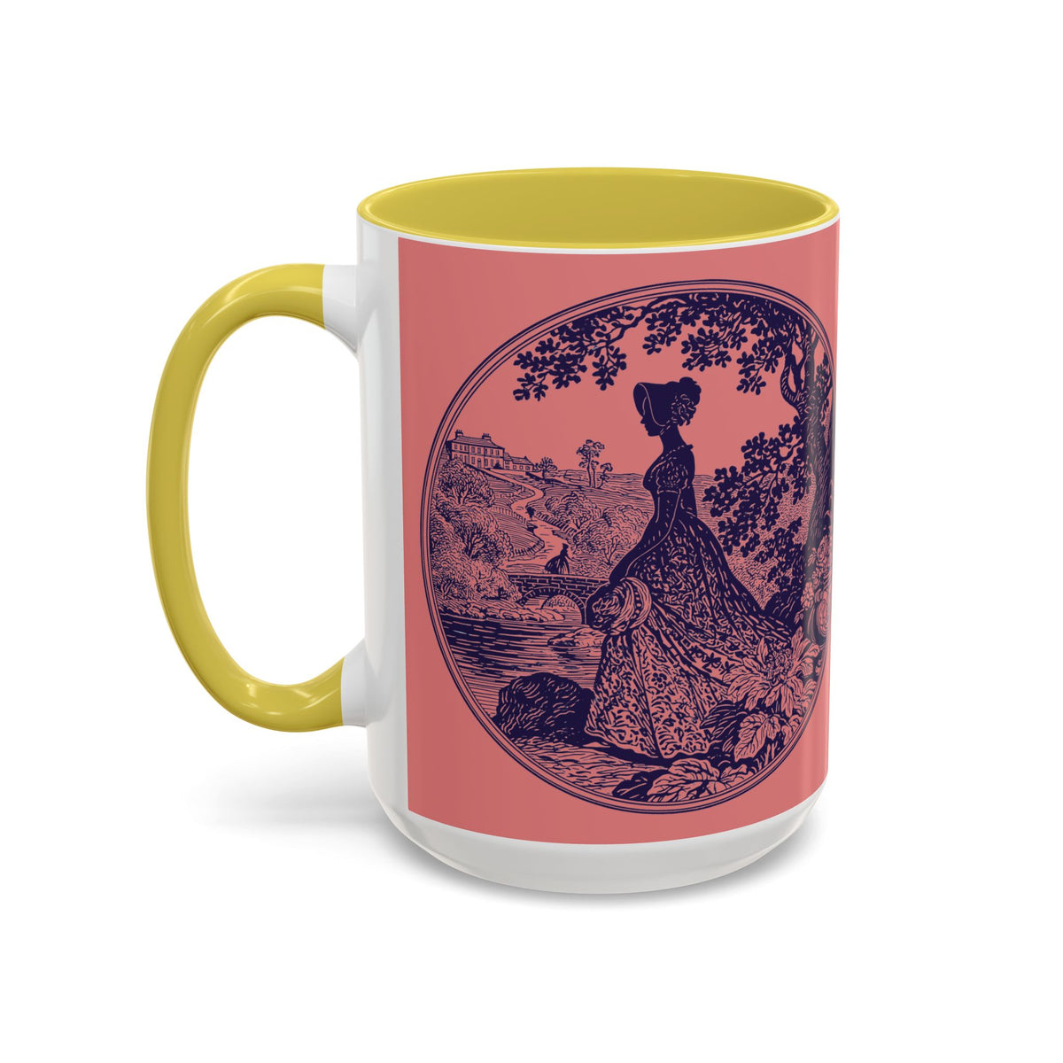 Barely Tolerable Vintage Portrait Mug — Funny Retro Coffee Cup (11oz/15oz)