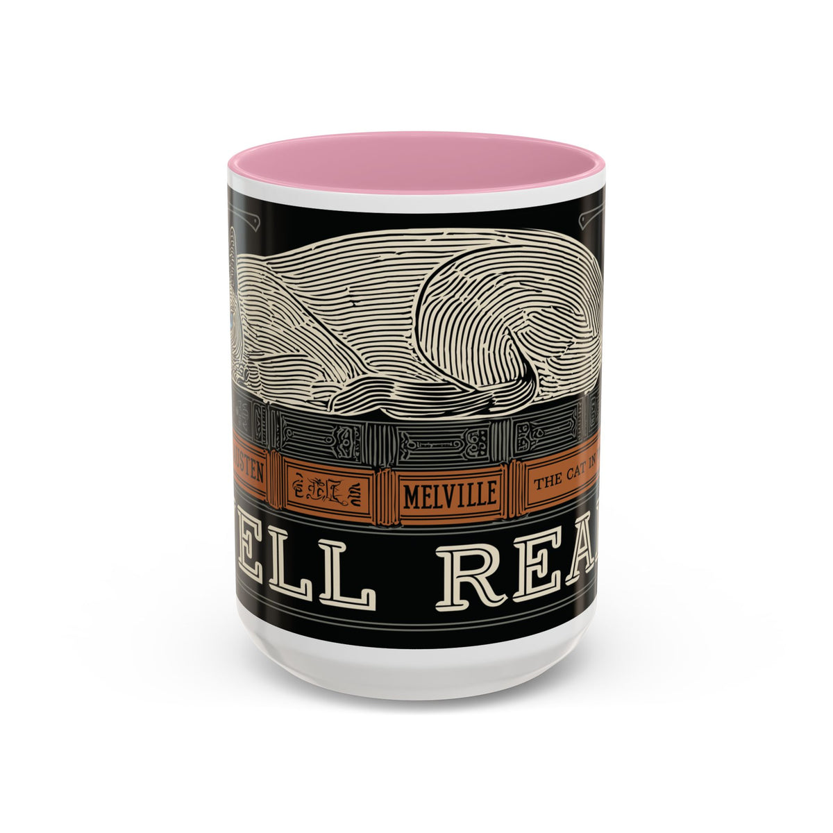 Bookstore Cat-Well Read Cat Mug | Literary Cat Stack Mug