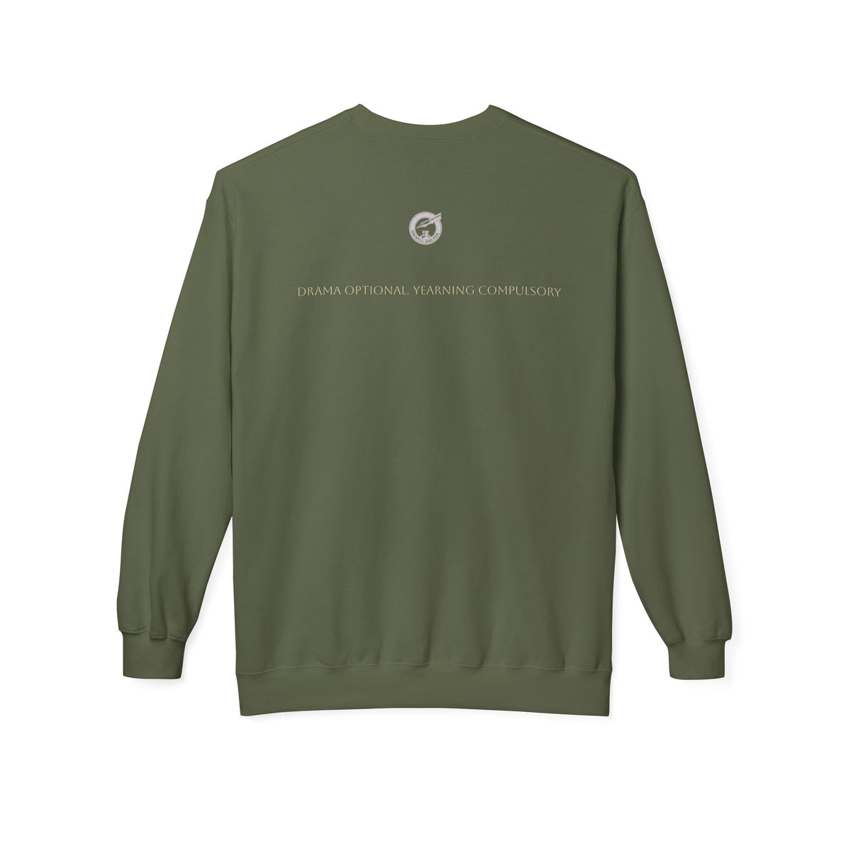 Jane Austen Reader - Crewneck Sweatshirt — "Rife With Regency Drama" Vintage Floral Graphic