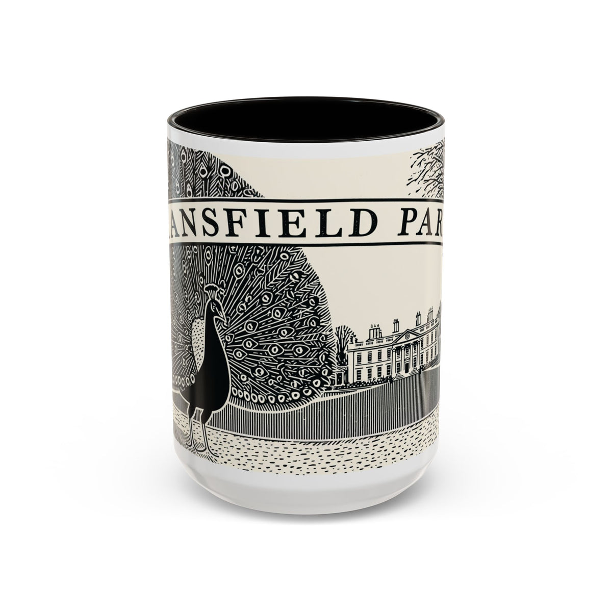 Mansfield Park illustration Mug | Peacock & Estate ceramic mug