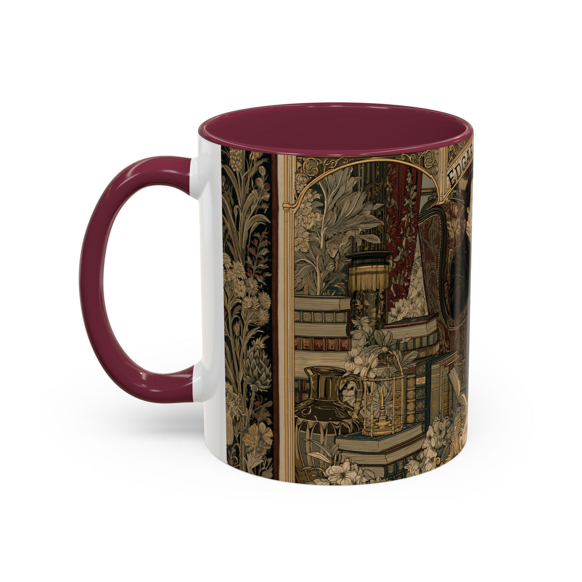 Edgar Allan Poe portrait Mug | Literary Gothic coffee mug
