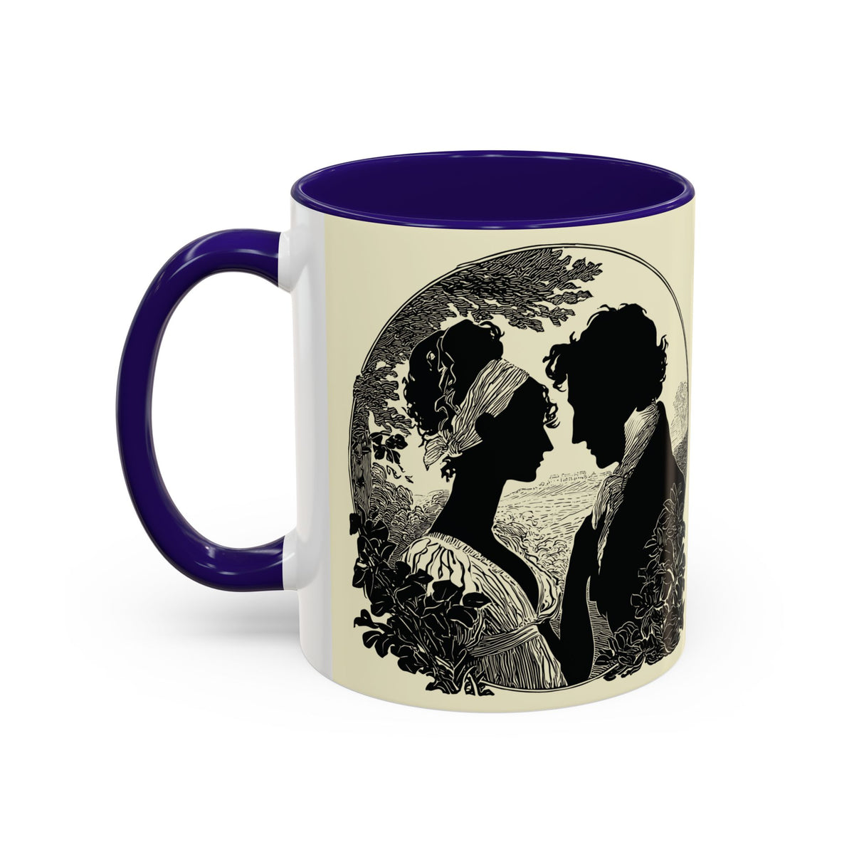 Most Ardently Floral Coffee Mug — Vintage Romantic Quote Mug (11oz & 15oz)