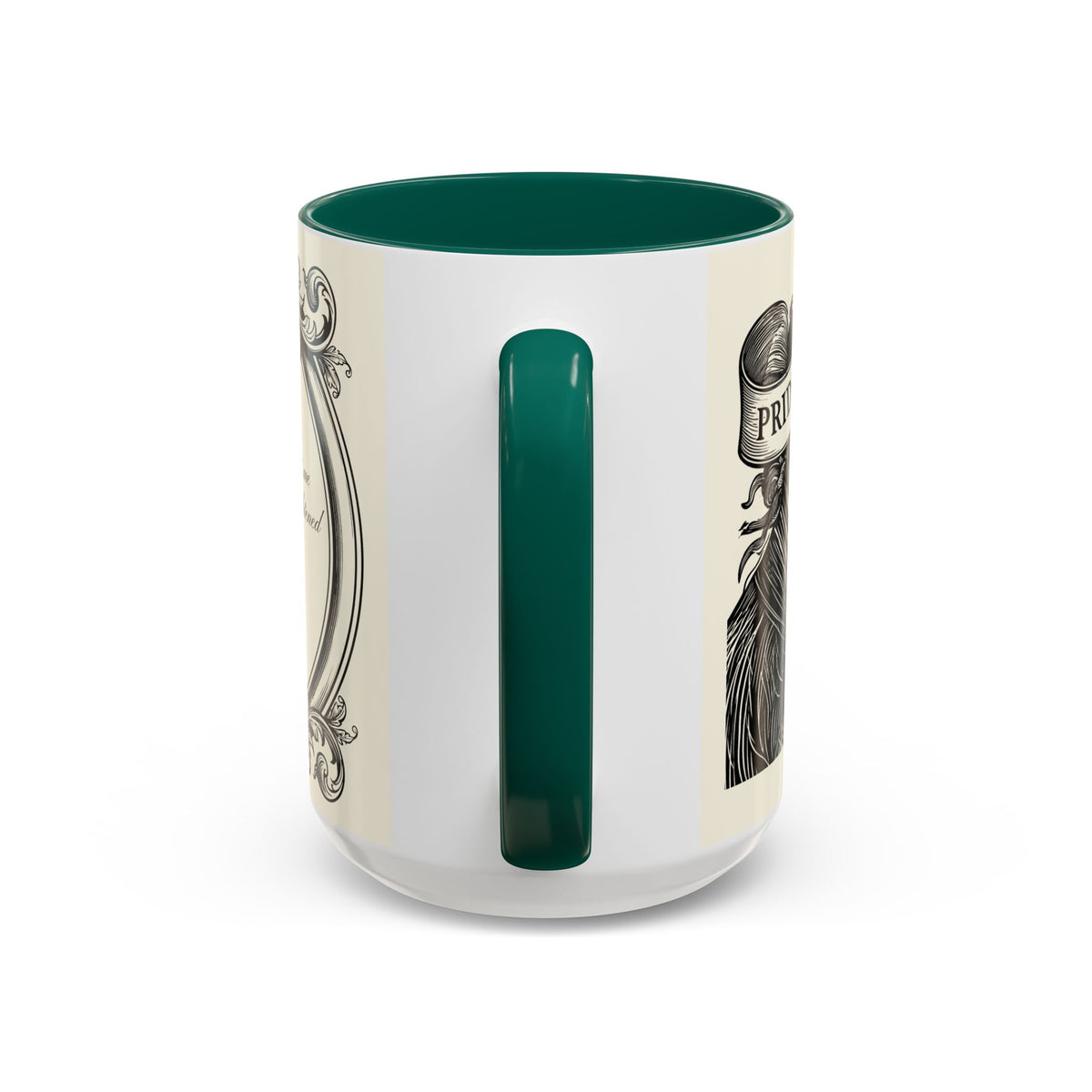 Quote from Pride & Prejudice Vintage Floral Mug — “Pride & Prejudice” Ceramic Book Lover Mug (11oz/15oz)