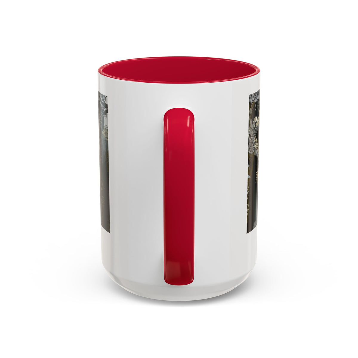 'Strolling Pemberley' Ceramic Coffee Cup — Vintage Regency Silhouette Mug