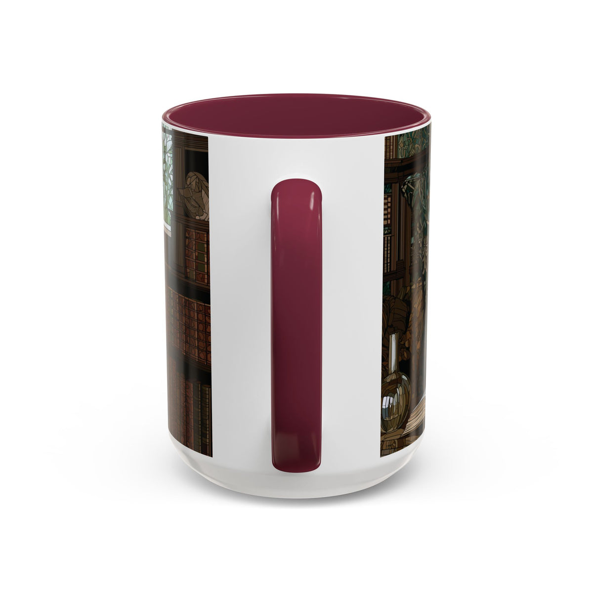 Cozy Reading Nook Cat Mug | Ceramic Coffee Cup 11oz 15oz