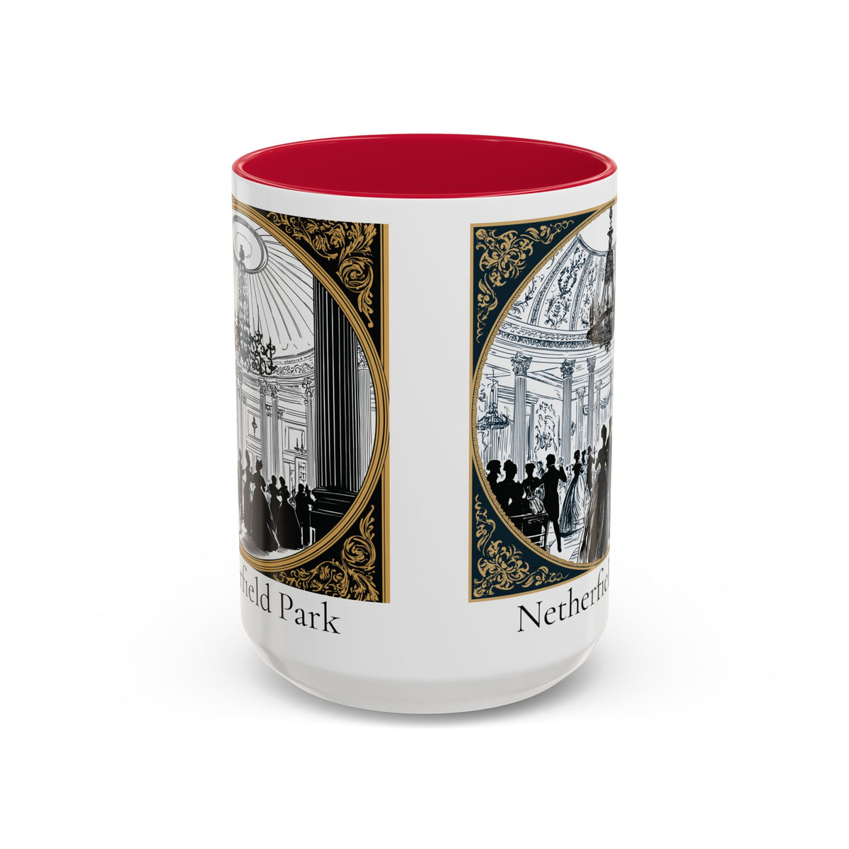 Netherfield Park Ballroom Scene Mug | 11oz 15oz Color Accent