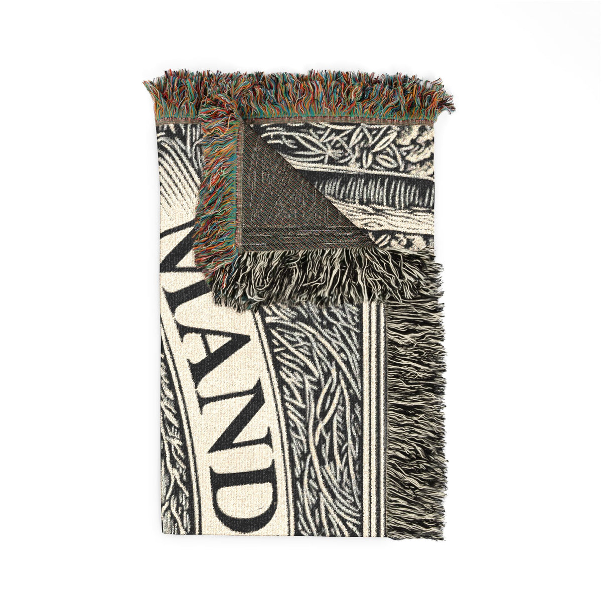 x Manderley Estate Landscape Woven Blanket | Vintage Manor Tapestry Throw