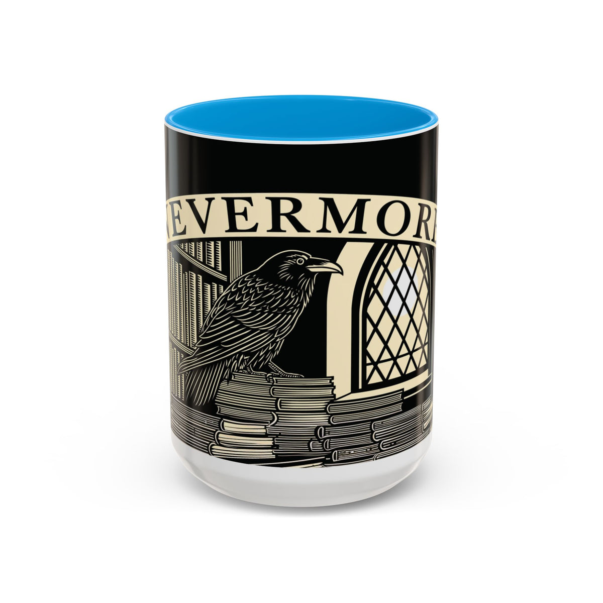 Nevermore Raven Mug | 11oz 15oz Ceramic Coffee Cup