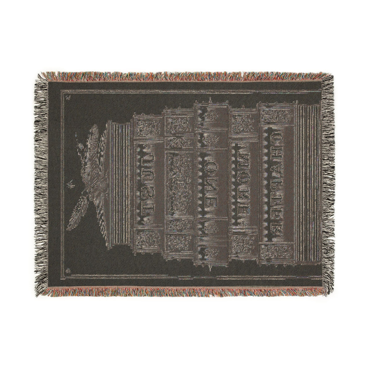 "Just One More Chapter"  Mantra Woven Blanket | Excuse Tapestry Throw
