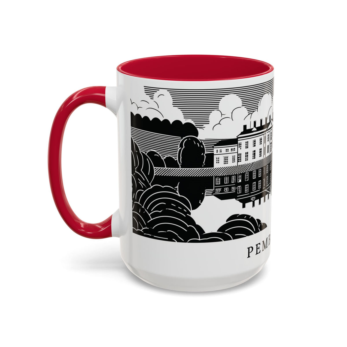Pemberley Estate Illustration Mug | Ceramic Coffee Cup