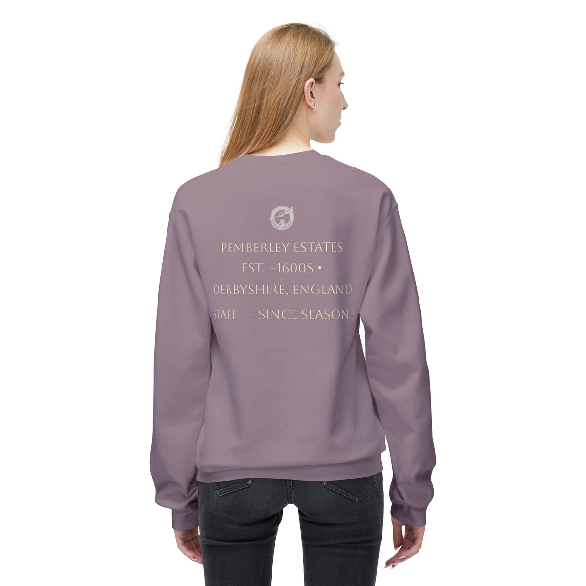 Pemberley Estate Crewneck Sweatshirt — Jane Austen Cozy Literary Pullover