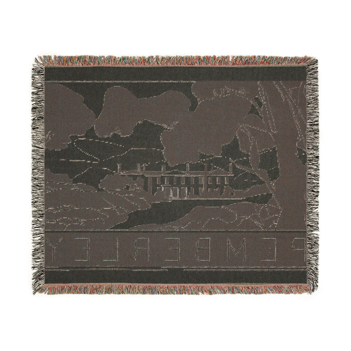 x Pemberley Estate Modernist Woven Blanket | Literary Home Decor - Jane Austen