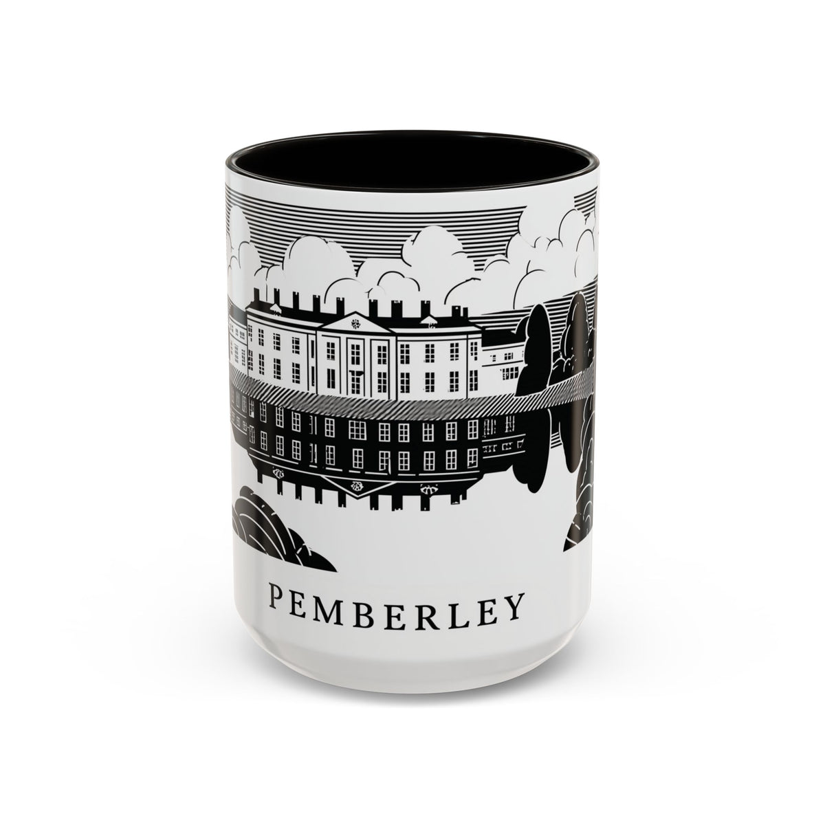 Pemberley Estate Illustration Mug | Ceramic Coffee Cup